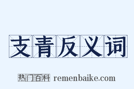 支青反义词是什么意思的图片